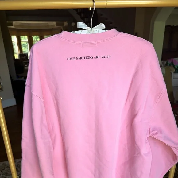 CHOOSE YOUR OWN EMOTIONAL ADVENTURE BUBBLEGUM CREWNECK - Picture 4 of 6